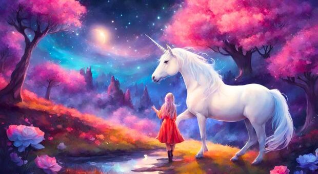 ragazza con unicorno la vita è quello che ti succede mentre stai facendo altri progetti