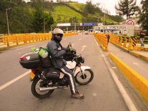 Juan Camilo Medina, viaje a Patagonia, frontera Ecuador-Colombia