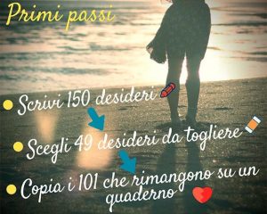 la tecnica dei 101 desideri