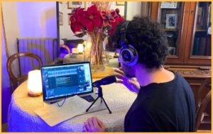 tema natale registrazione audio
