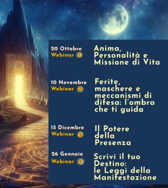 Scuola Iniziatica - Programma parte 1