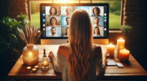 immagine ragazza webinar spiritualità