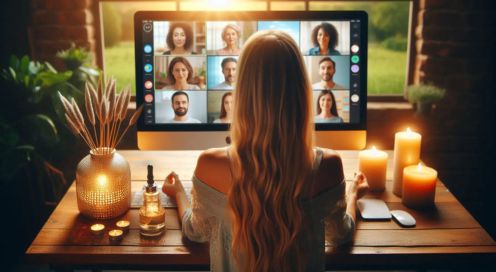 immagine ragazza webinar spiritualità