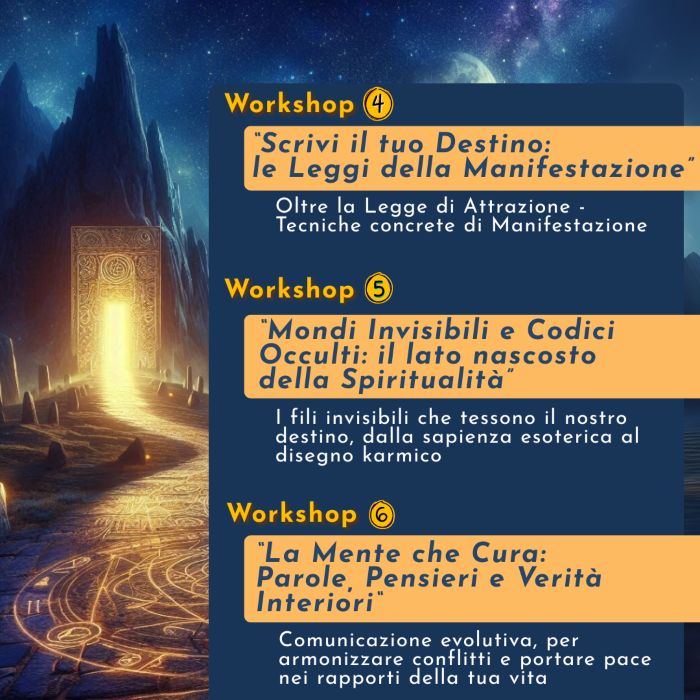 Piccola Scuiola Iniziatica - PROGRAMMA 2