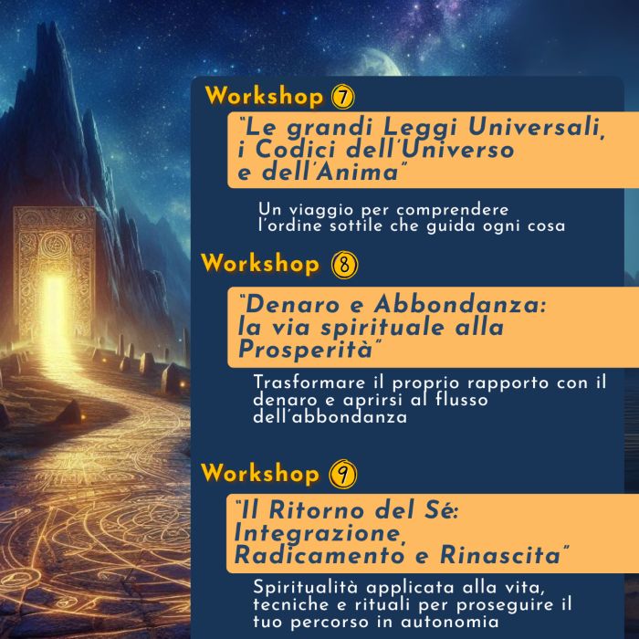 Piccola Scuiola Iniziatica - PROGRAMMA 3